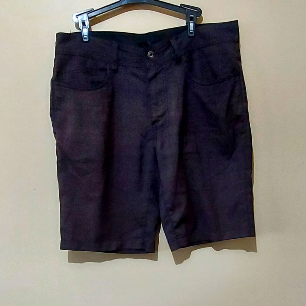 Prana Brown Plaid Shorts